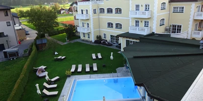Golfurlaub - King Size Bett - Oberösterreich - Wellness-Outdoor-Bereich - Hotel Eichingerbauer****s
