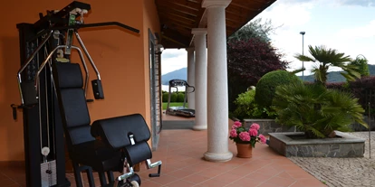 Golfurlaub - Zimmersafe - Armeno - Fitness Outdoor Technogym - Golfvilla BELVEDERE LAGO MAGGIORE ITALIEN