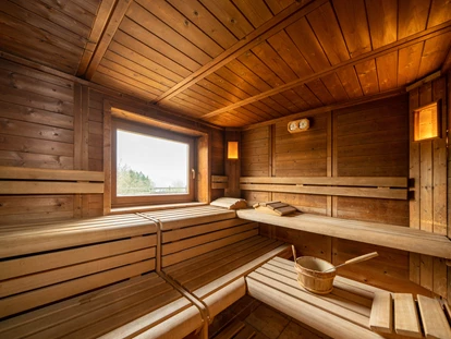 Golfurlaub - Driving Range: überdacht - Naturns - Finnische Sauna und Dampfbad - Golfhotel Sonne