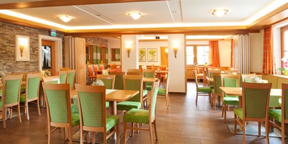 Golfurlaub - Abendmenü: 3 bis 5 Gänge - Speisesaal - Hotel DER HECHL