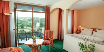 Golfurlaub - Balkon - Erzgebirge - Zimmer Parkblick - Hotel Am Kurhaus