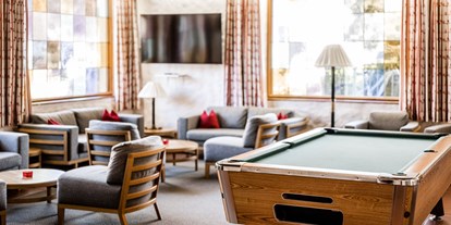 Golfurlaub - Hotel-Schwerpunkt: Golf & Wandern - Königsleiten - Billard - Lounge - Landhotel Schermer