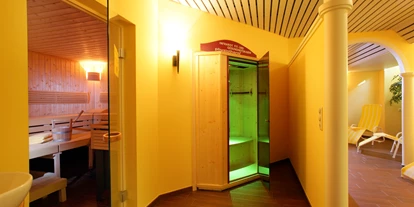 Golfurlaub - Zimmer mit Fernsicht - Jochberg (Jochberg) - Saunabereich mit finnischer Sauna, Vitarium, Infrarotkabine, Dampfbad. - Hotel Alpenhof Brixen