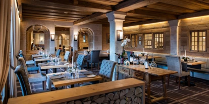 Golfurlaub - Sonnenterrasse - Montana - Restaurant "Belle Epoque" - GOLFHOTEL Les Hauts de Gstaad & SPA