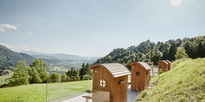 Golfurlaub - Umgebungsschwerpunkt: am Land - Rettenberg (Landkreis Oberallgäu) - Alpenkörbe / Outdoor-Wellness - Bergkristall - Mein Resort im Allgäu