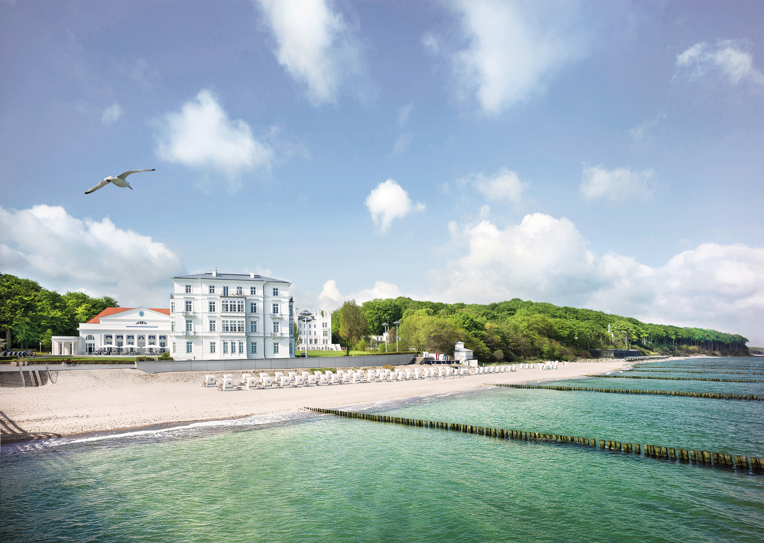 Golfhotel - Außenansicht des Grand Hotel Heiligendamm - Grand Hotel Heiligendamm
