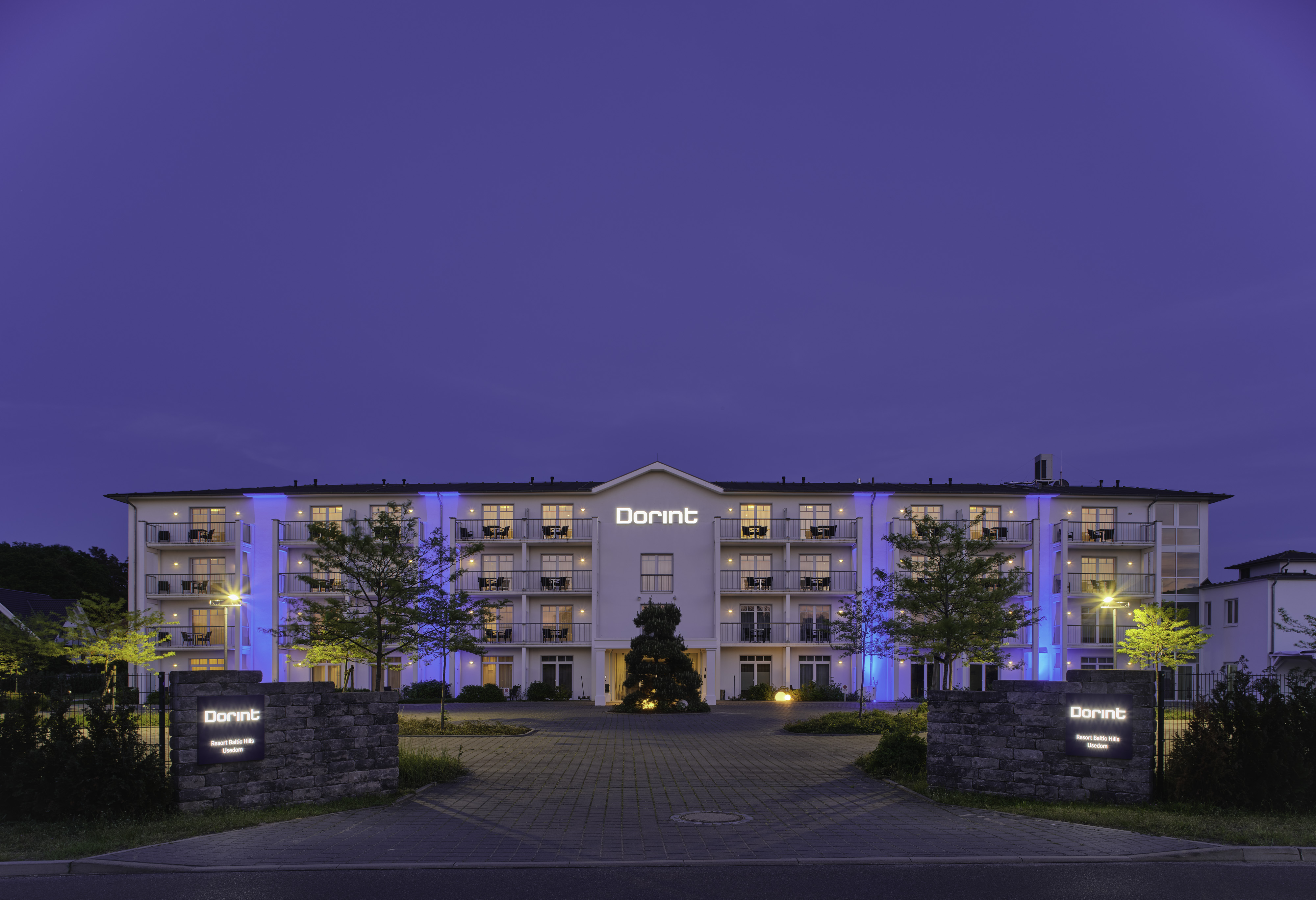 Golfhotel - Dorint Hotel Baltic Hills bei Abend... - Dorint Resort Baltic Hills Usedom