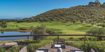 Golfurlaub - Balkon - Italien - Restaurant & Bar Terrace (Club House) - Argentario Golf Resort & Spa