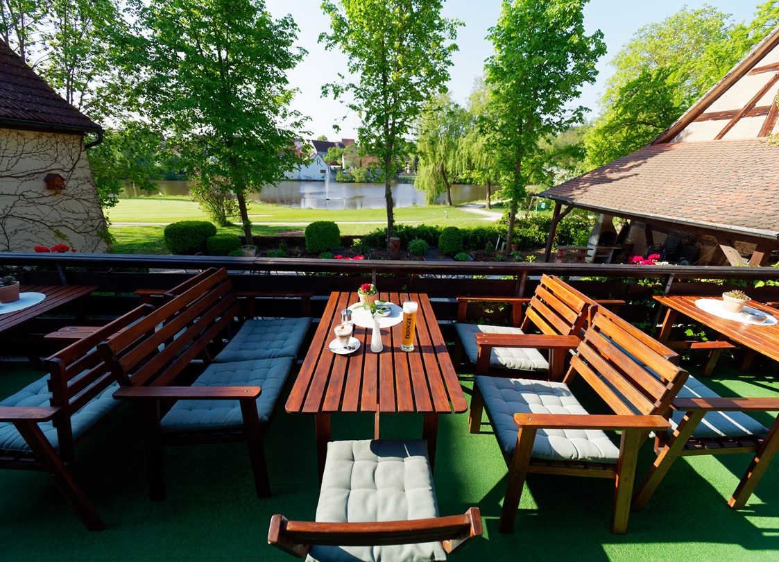 Golfhotel: Golfclub Terrasse - Hotel Schloss Reichmannsdorf 