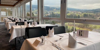 Golfurlaub - Fahrstuhl - PanoramaRestaurant - AllgäuSternHotel
