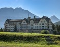 Golfhotel: Aussenansicht Sommer - Cresta Palace Hotel