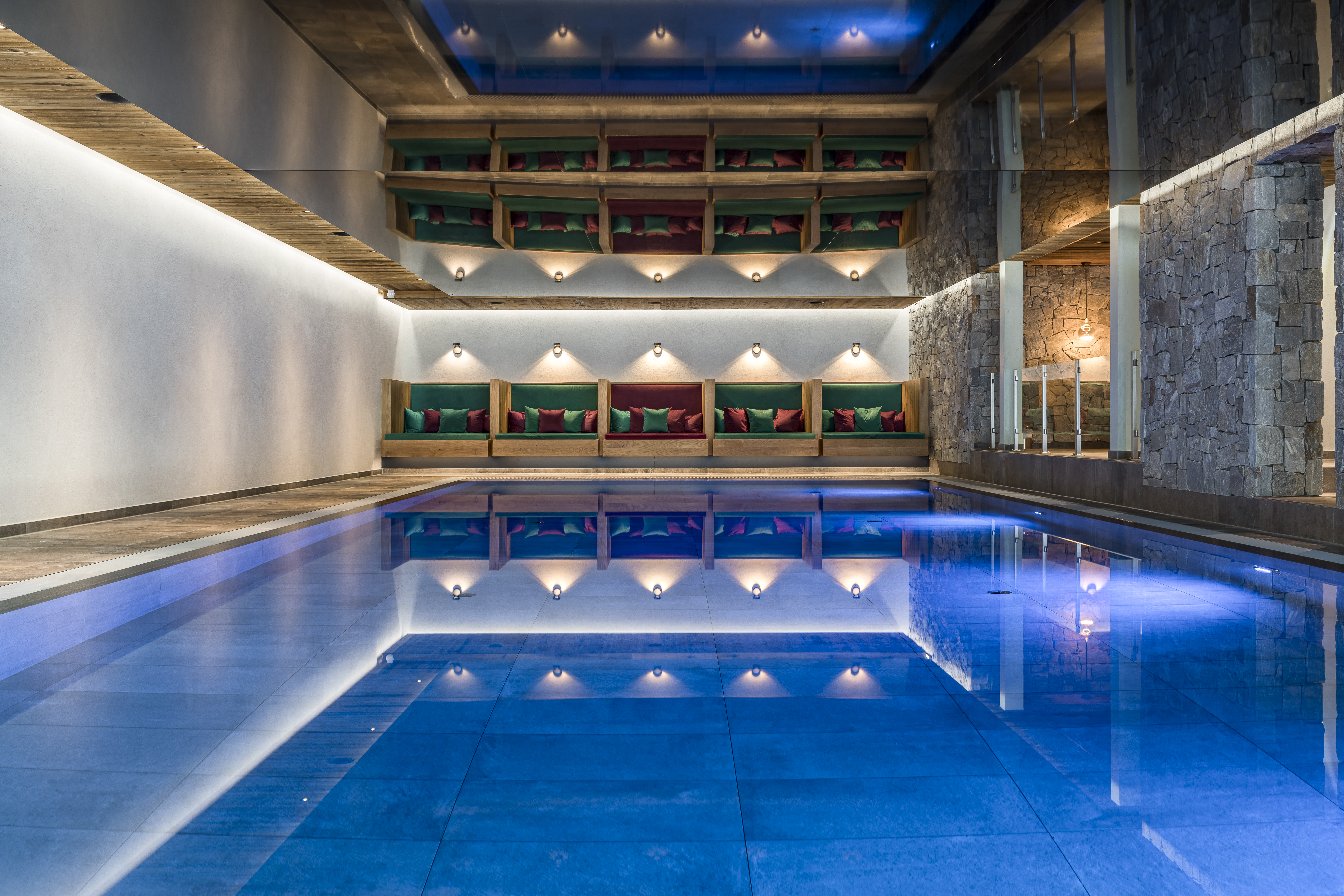 Golfurlaub - PLZ 83435 (Deutschland) - Indoorpool mit 18 Metern Länge - Gut Steinbach Hotel Chalets SPA