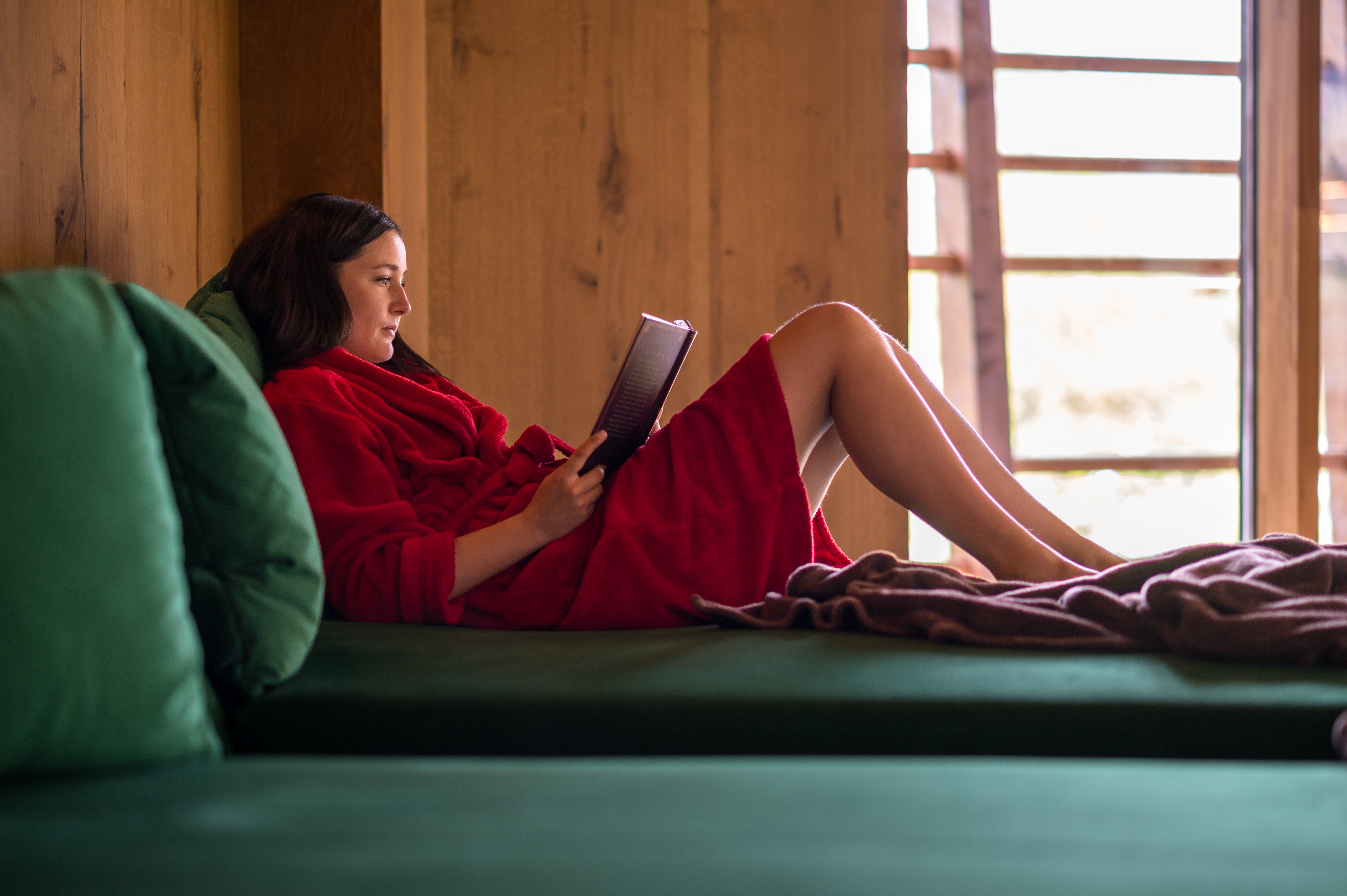 Golfhotel: Gemütliche Ruheliege im Heimat & Natur SPA - Gut Steinbach Hotel Chalets SPA