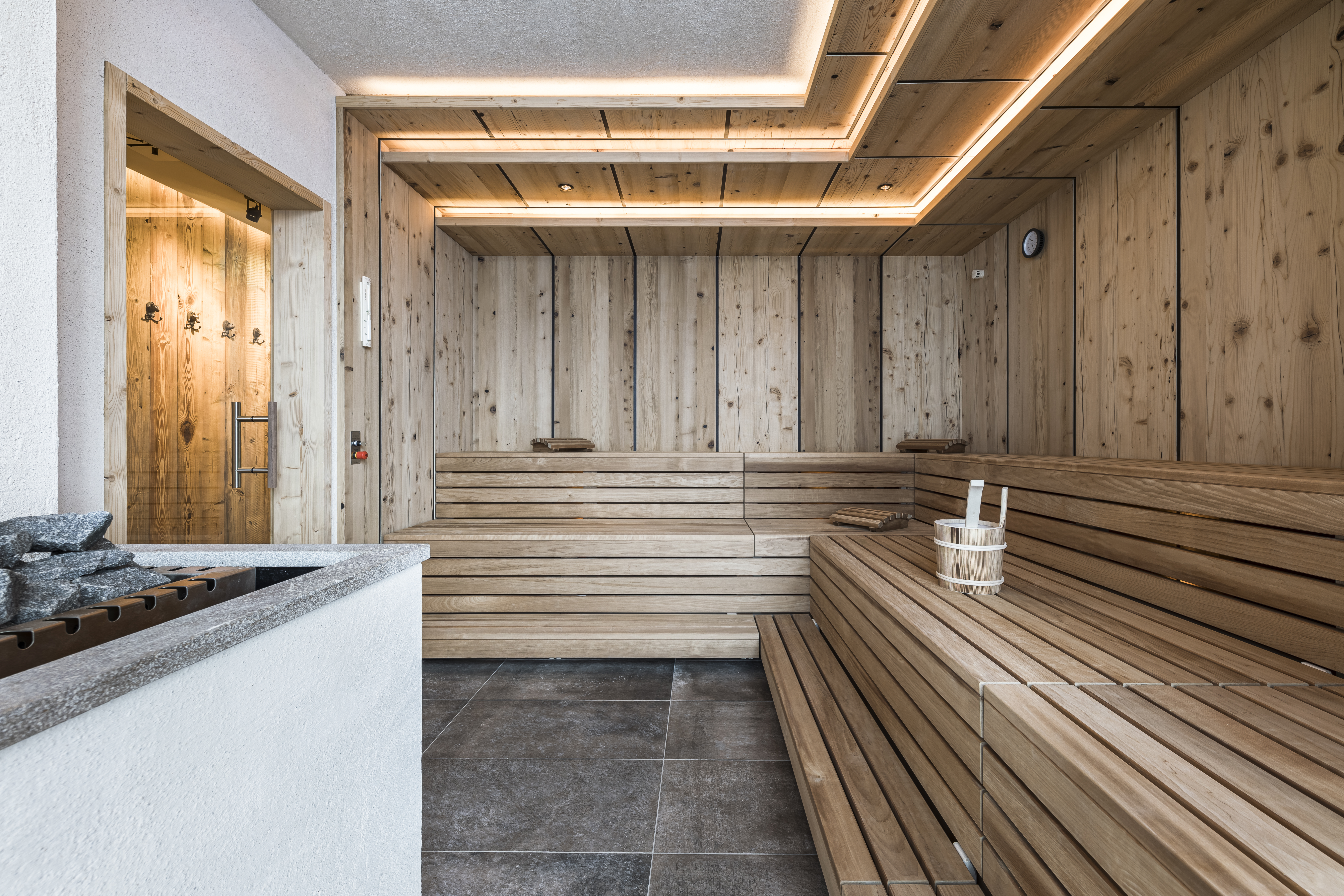 Golfhotel: Bio-Sauna im Heimat & Natur SPA - Gut Steinbach Hotel Chalets SPA