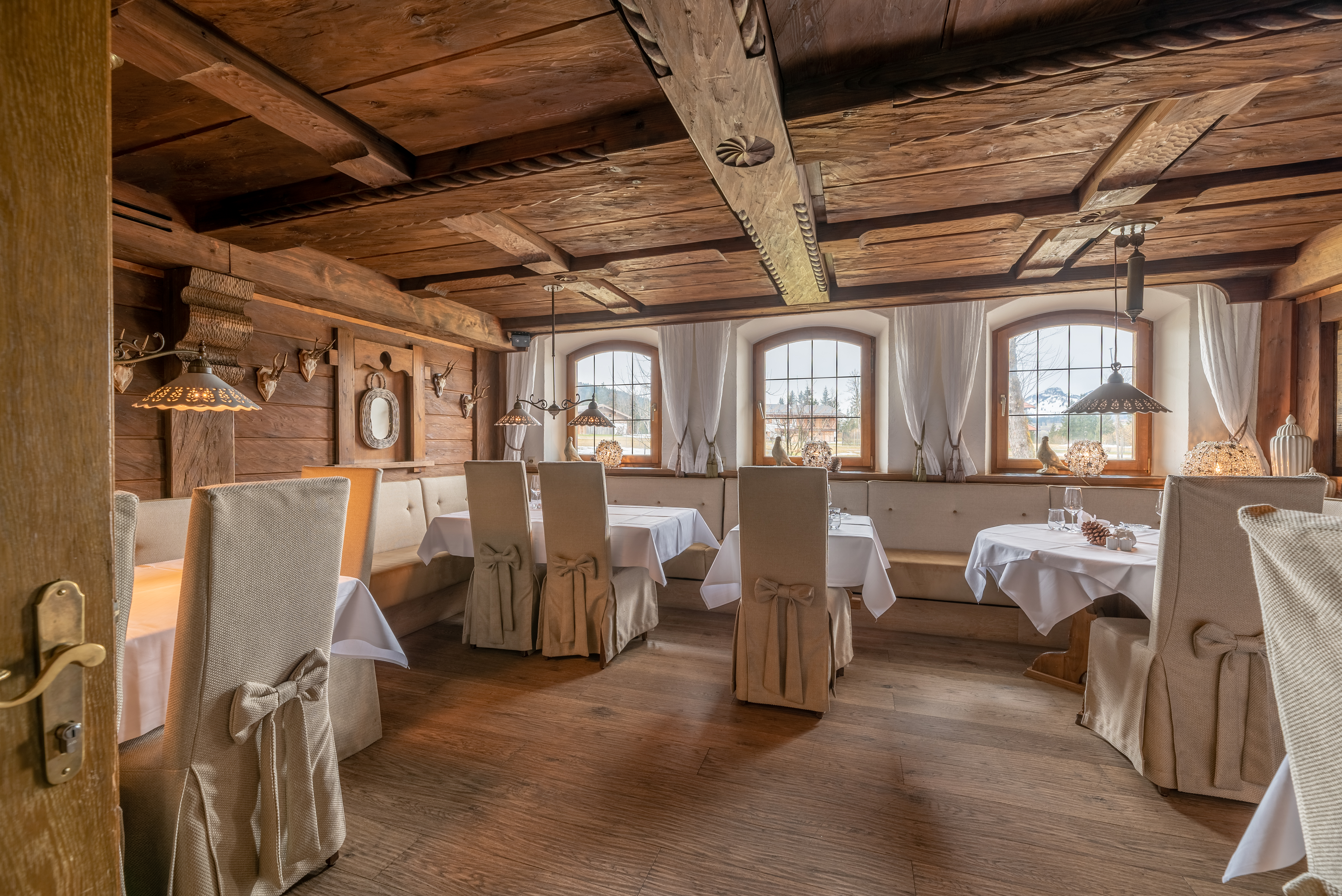 Golfhotel: Die Tiroler Stube im Restaurant HEIMAT - Gut Steinbach Hotel Chalets SPA