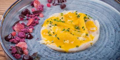 Golfurlaub - Fahrstuhl - Forelle trifft Orange - Gut Steinbach Hotel Chalets SPA