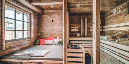 Golfurlaub - Fahrstuhl - Privater SPA-Bereich im Chalet - Gut Steinbach Hotel Chalets SPA