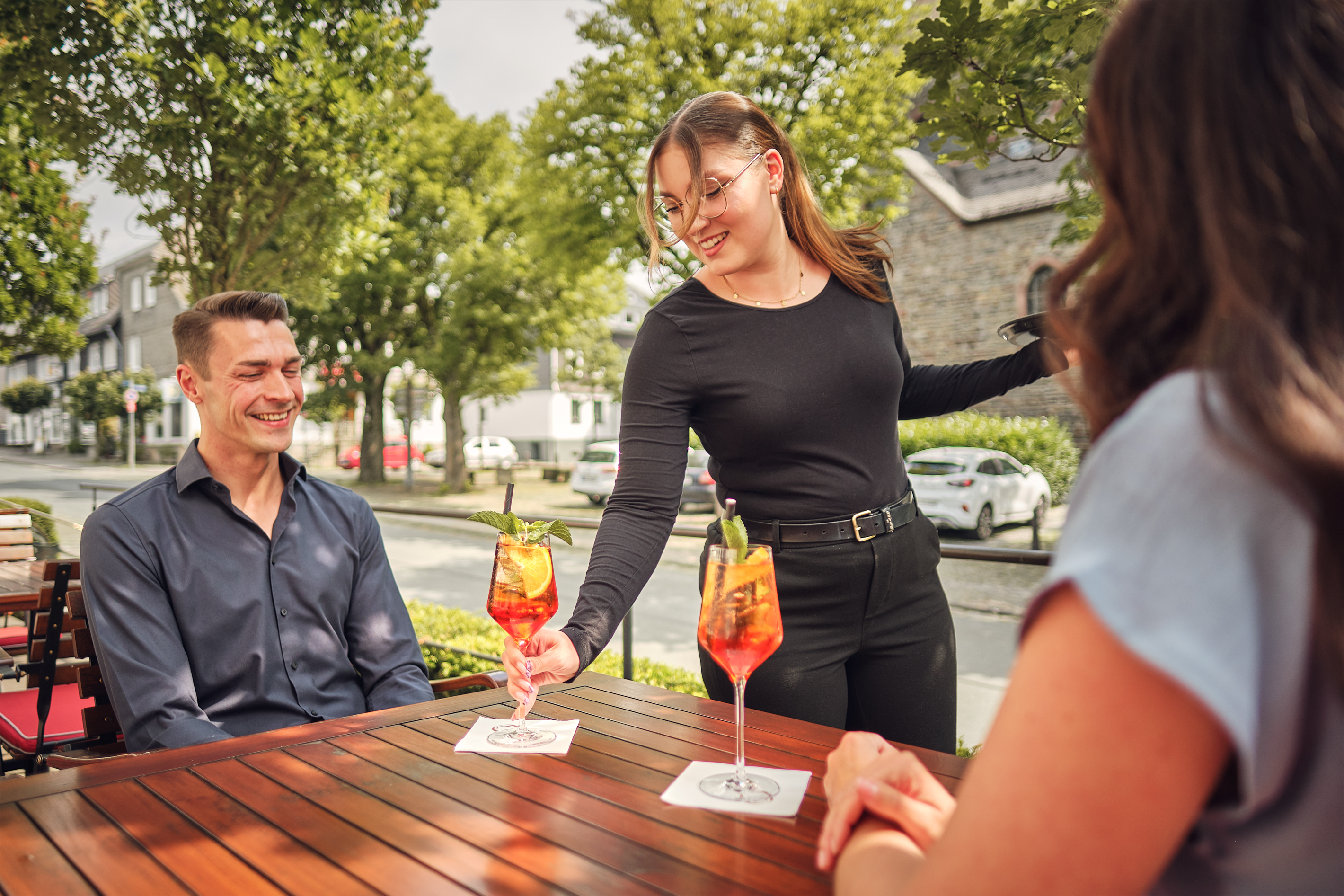 Golfhotel: Terrasse - Romantikhotel Störmann