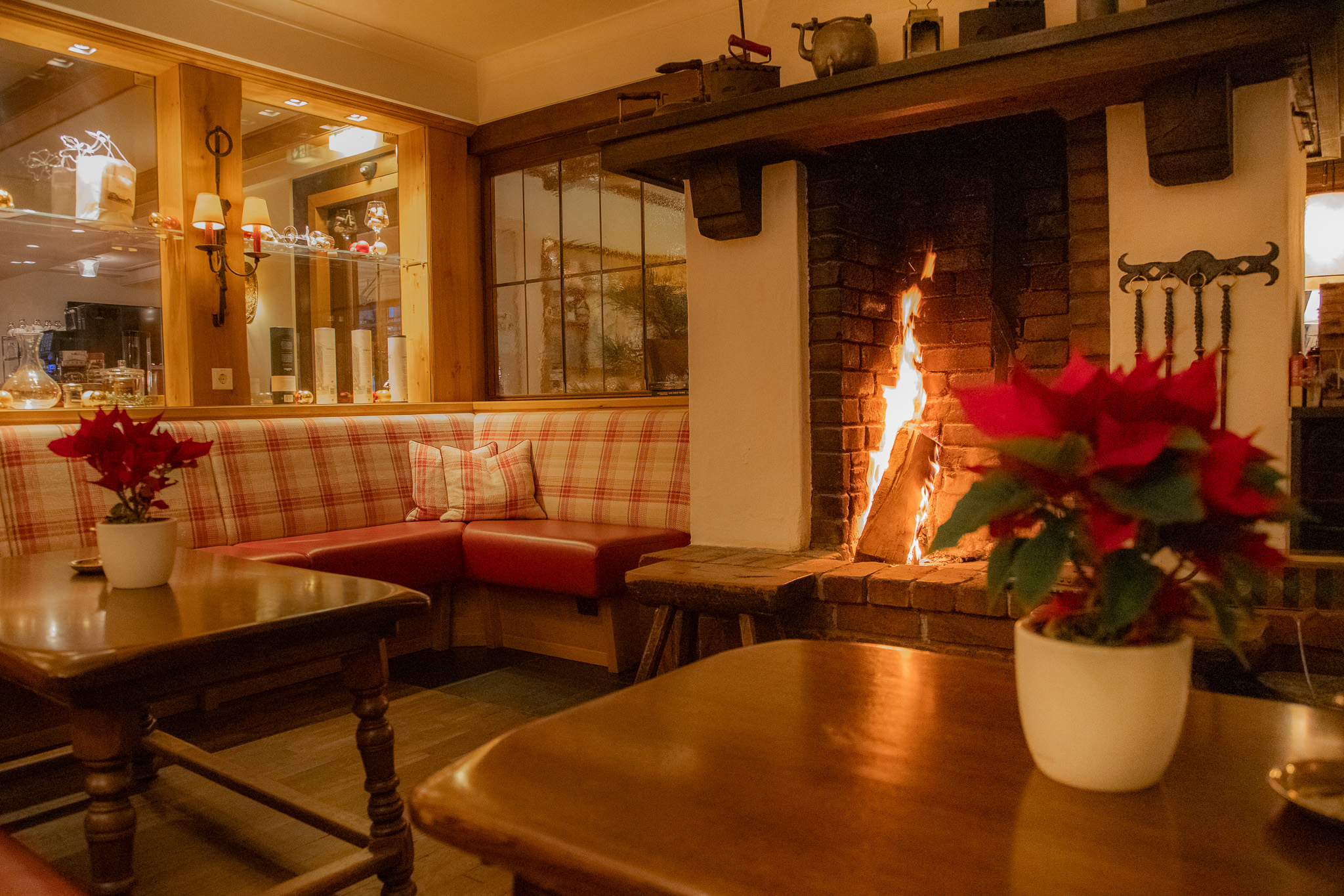 Golfhotel: Sitzecke am Kamin - Romantikhotel Störmann