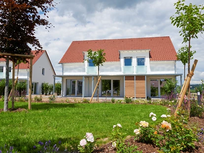 Golfurlaub - Bad und WC getrennt - Die Ferienhäuser des Bachhof Resort, kurz vor der Eröffnung im Juli 2020 - Bachhof Resort Straubing - Hotel und Apartments
