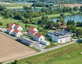 Golfhotel: Anlage von oben - Bachhof Resort Straubing - Hotel und Apartments