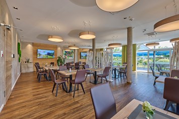 Golfhotel: Unser Frühstücksbereich - Bachhof Resort Straubing - Hotel und Apartments