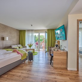 Golfhotel: Unsere Familien-Suite  - Bachhof Resort Straubing - Hotel und Apartments