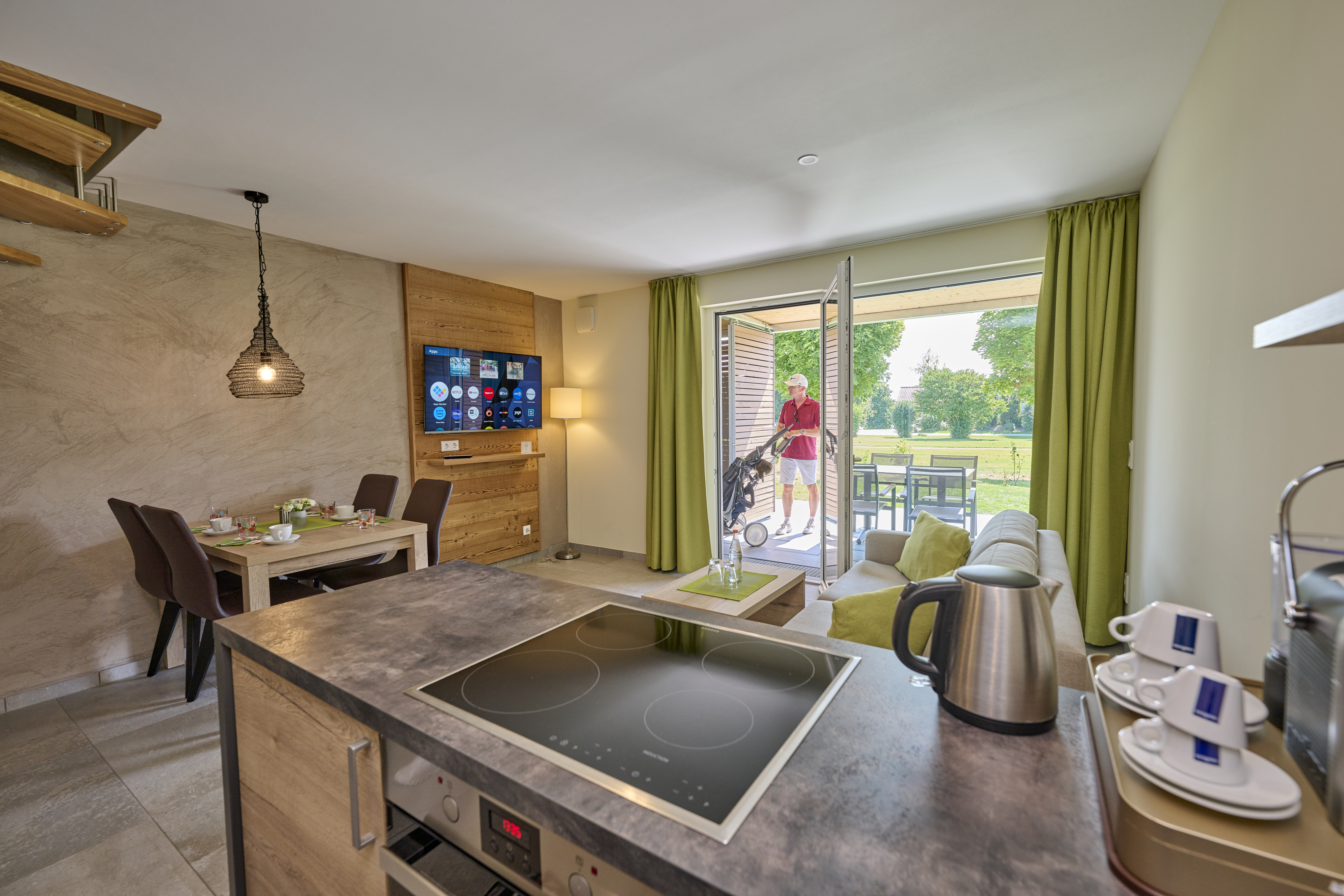 Golfhotel: 5* Ferienhaus - Apartment, Typ 1 mittlere Lage - Bachhof Resort Straubing - Hotel und Apartments