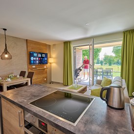 Golfhotel: 5* Ferienhaus - Apartment, Typ 1 mittlere Lage - Bachhof Resort Straubing - Hotel und Apartments