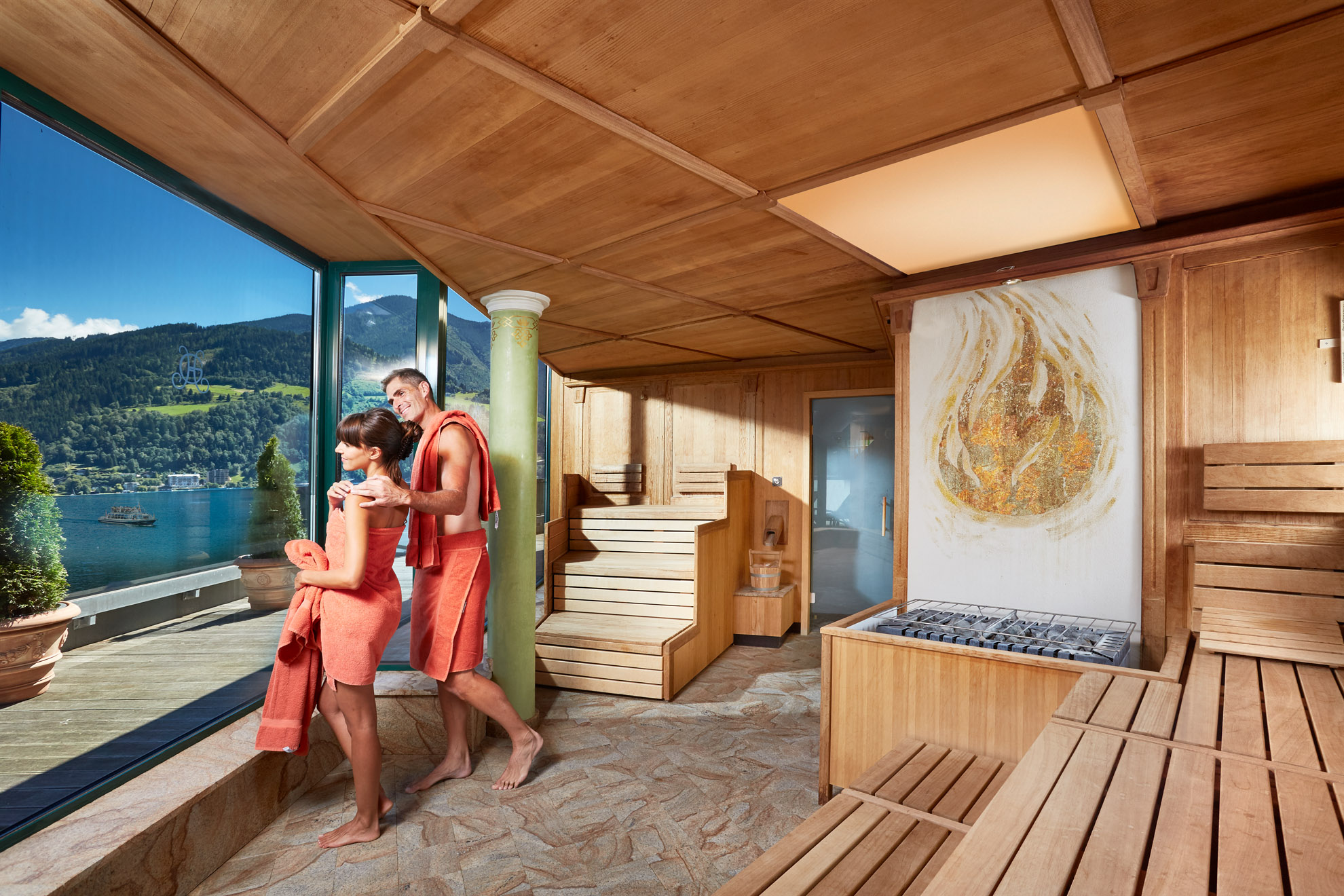 Golfhotel: Finnische Sauna im GRANDSPA - Grand Hotel Zell Am See