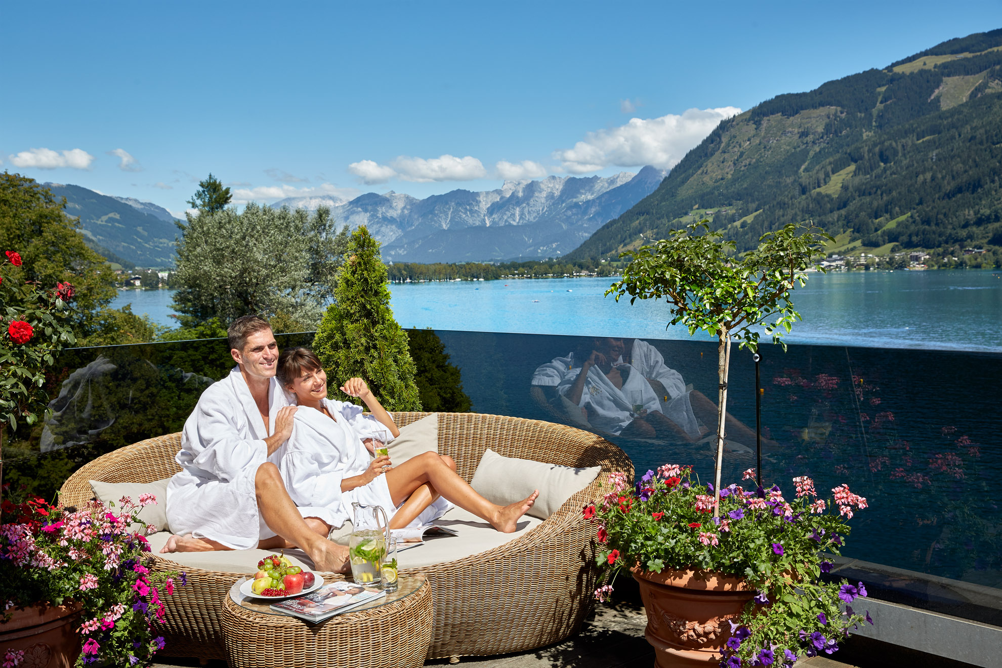 Golfhotel: GRANDSPA Terrasse - Grand Hotel Zell Am See