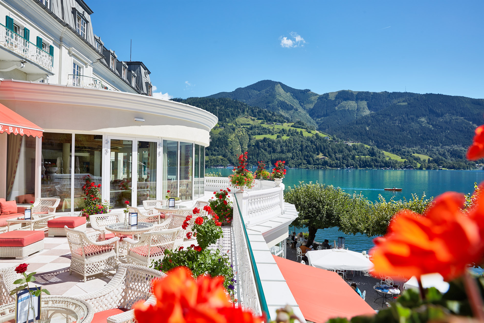 Golfhotel: Seebar Terrasse - Grand Hotel Zell Am See
