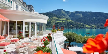 Golfurlaub - Fahrstuhl - Seebar Terrasse - Grand Hotel Zell Am See