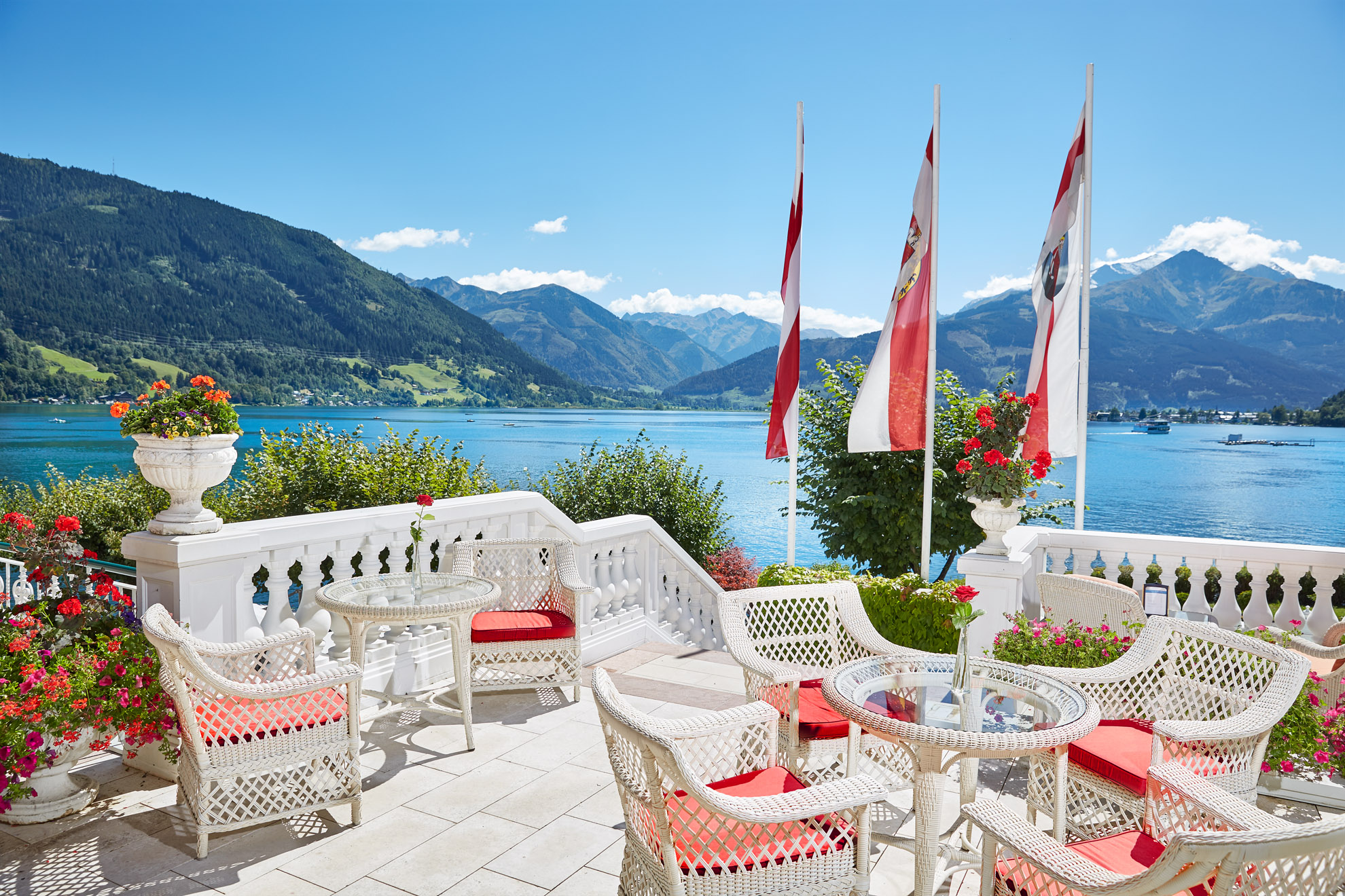 Golfhotel: Seebar Terrasse - Grand Hotel Zell Am See