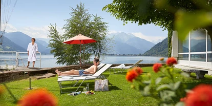 Golfurlaub - Fahrstuhl - Hauseigene Liegewiese - Grand Hotel Zell Am See