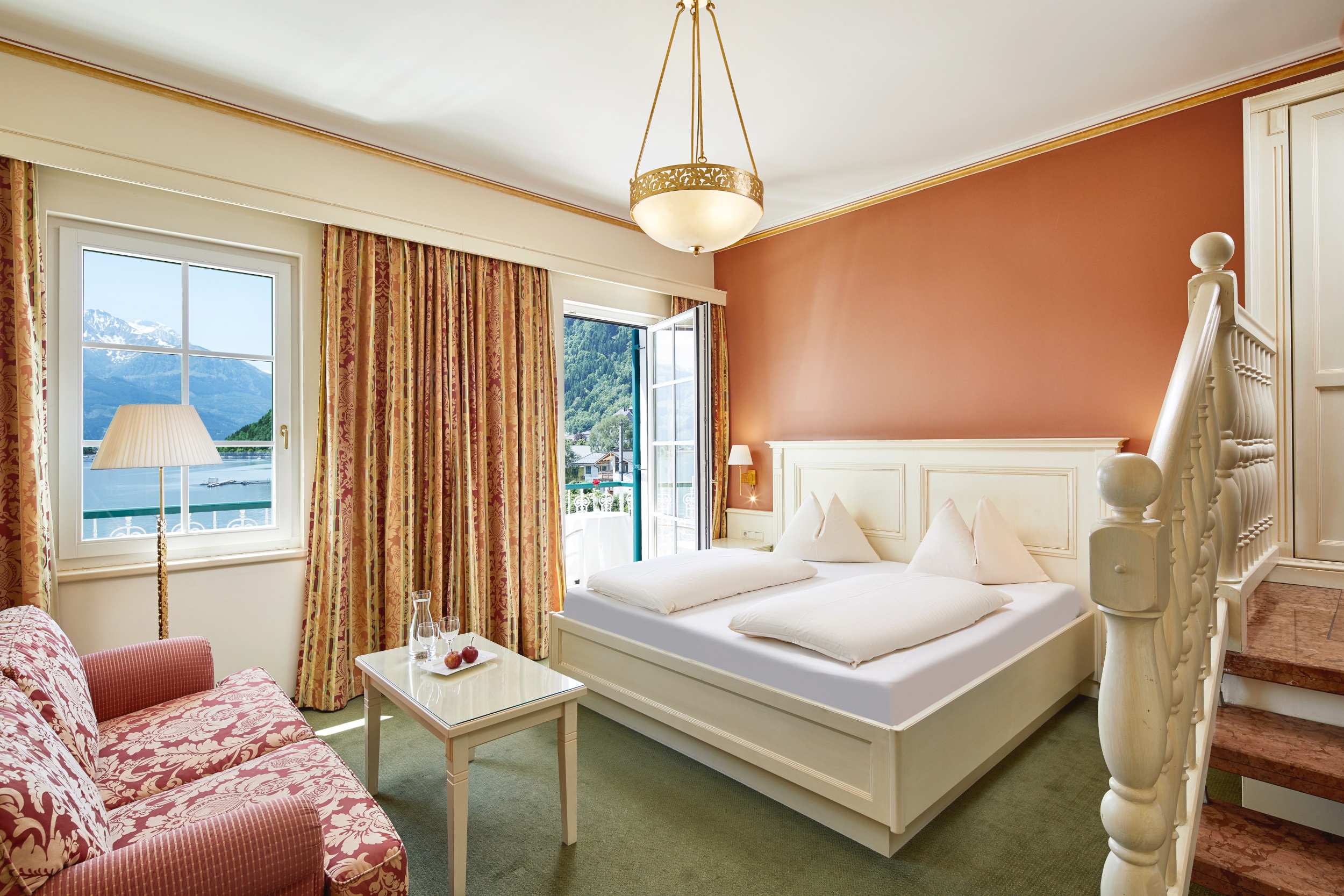Grand Hotel Zell Am See Zimmerkategorien Superior Doppelzimmer mit Seeblick 