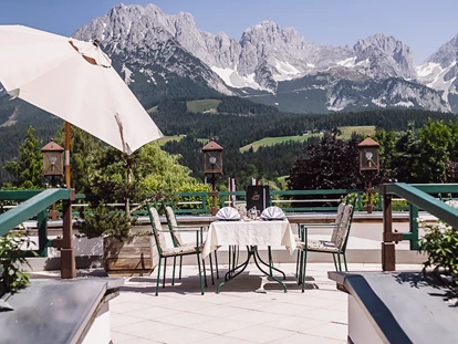 Golfurlaub - Bad und WC getrennt - Sonnenterrasse - Sporthotel Ellmau