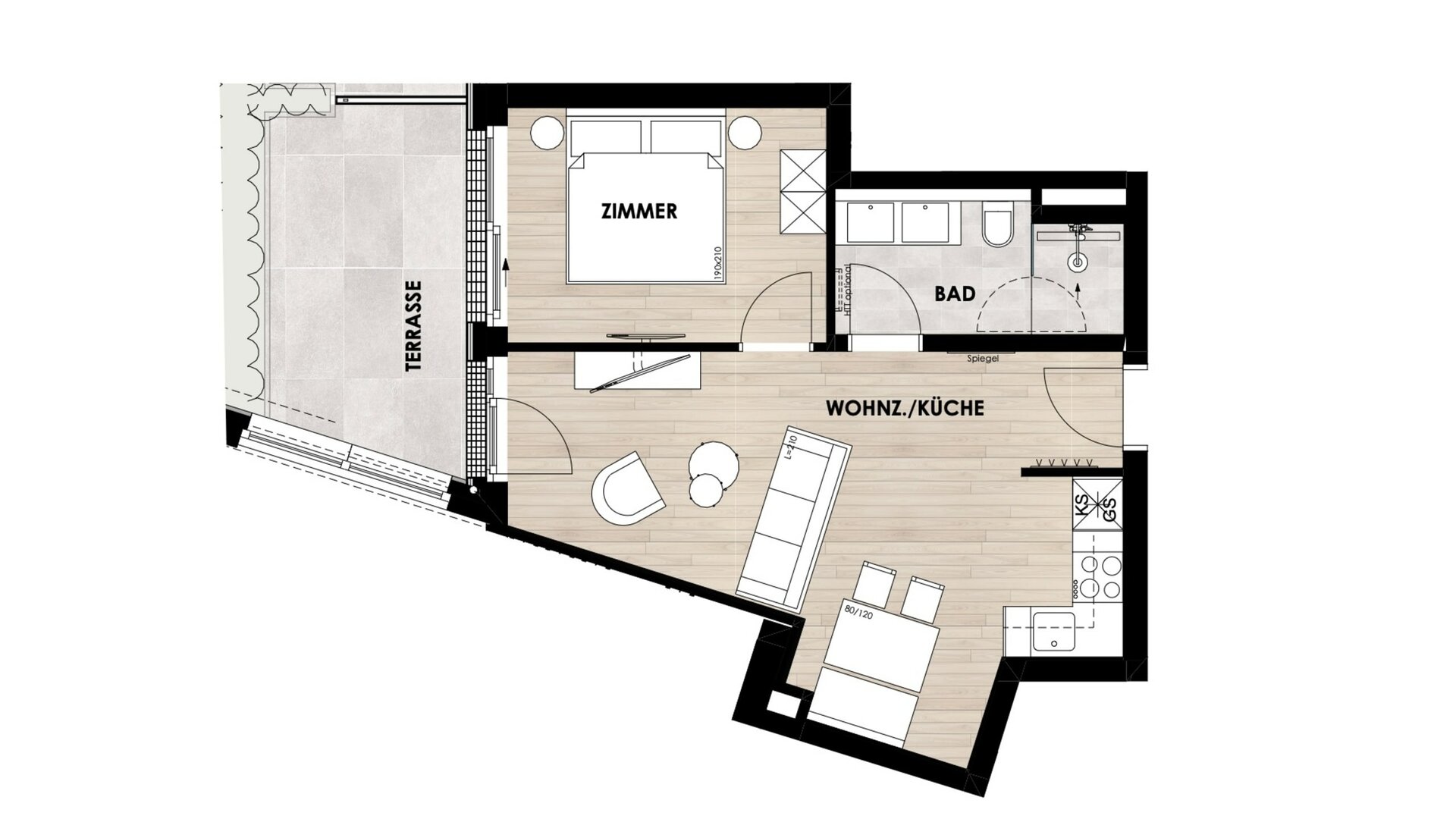 AlpenParks Hotel & Apartment Taxacher Kirchberg in Tirol Zimmerkategorien Apartment DELUXE (2+2)	