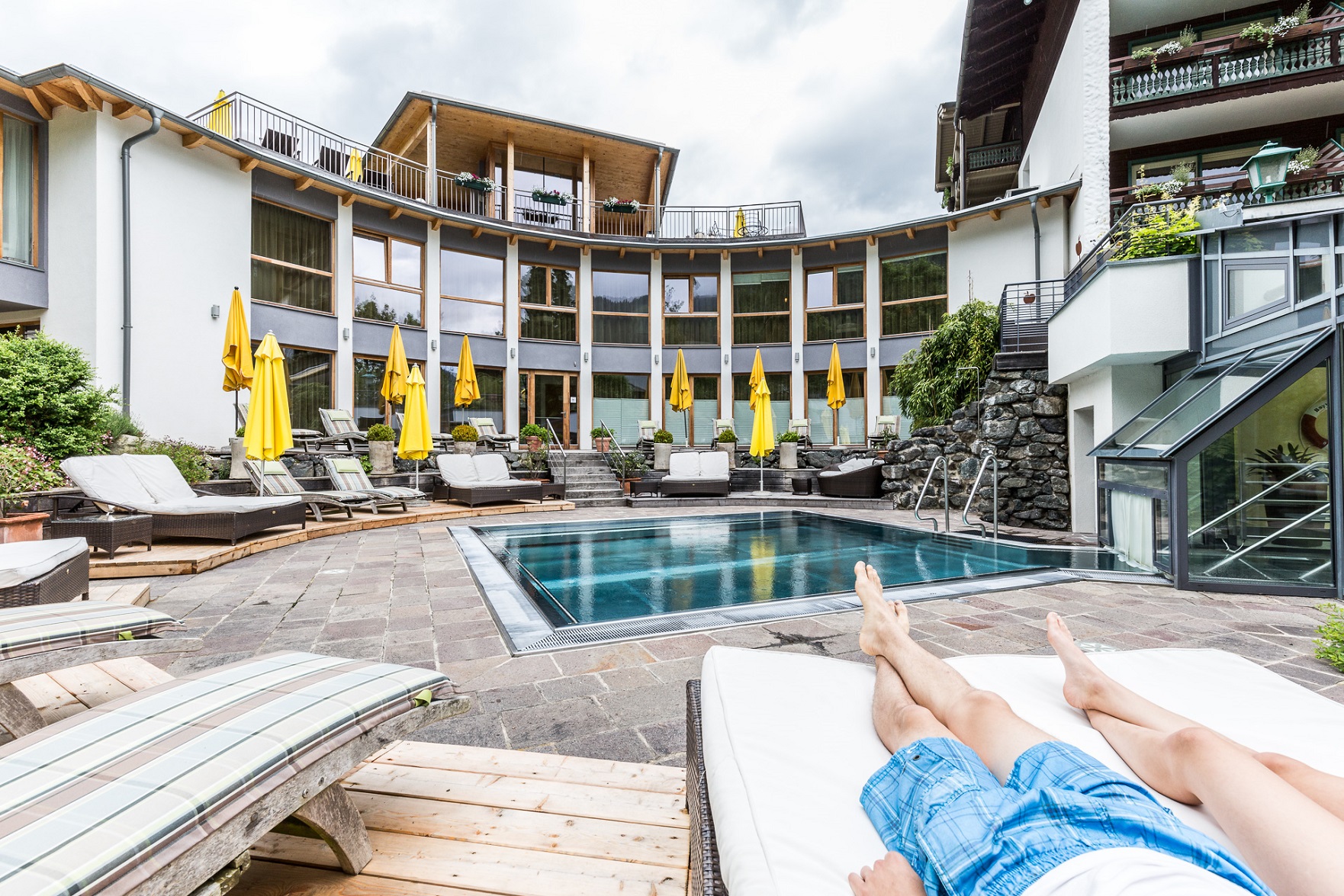 Golfurlaub - PLZ 9871 (Österreich) - Outdoorpool - Ortners Eschenhof 