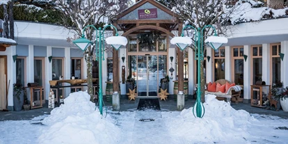 Golfurlaub - Sauna - Eingang Winter - Ortners Eschenhof