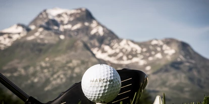 Golfurlaub - Sauna - Golfen mit Blick aufs imposante Bergpanorama - Parkhotel Margna