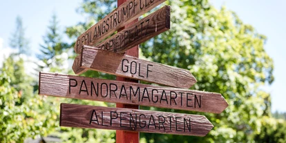 Golfurlaub - Bad und WC getrennt - Hotelgarten - Inntalerhof - DAS Panoramahotel
