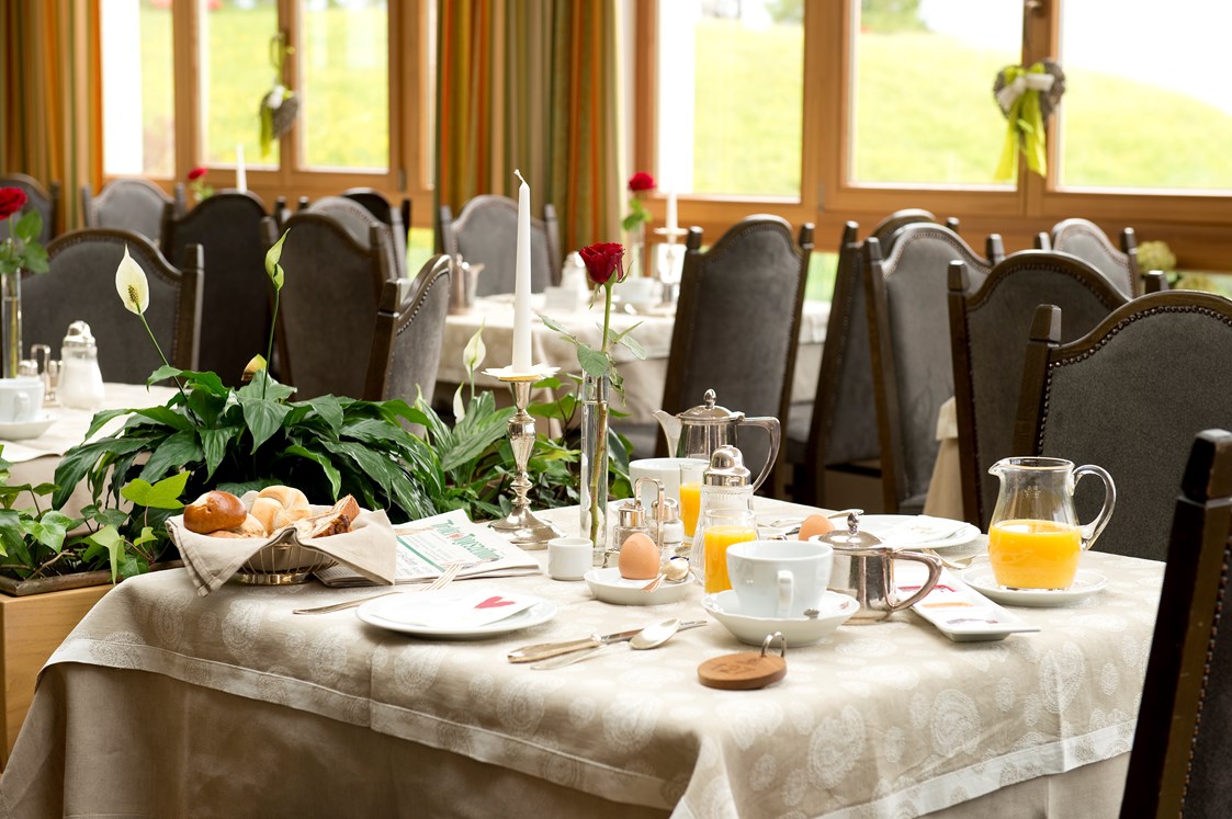 Golfhotel: Frühstück bereits mit Aussicht - Inntalerhof - DAS Panoramahotel