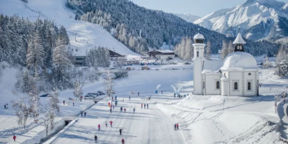Golfurlaub - Bad und WC getrennt - Seekirchl in Seefeld mit Loipeneinstieg - Inntalerhof - DAS Panoramahotel
