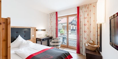 Golfurlaub - Bad und WC getrennt - Alleinreisende willkommen - Einzelzimmer "Sonnenaufgang Grand Lit" - Inntalerhof - DAS Panoramahotel