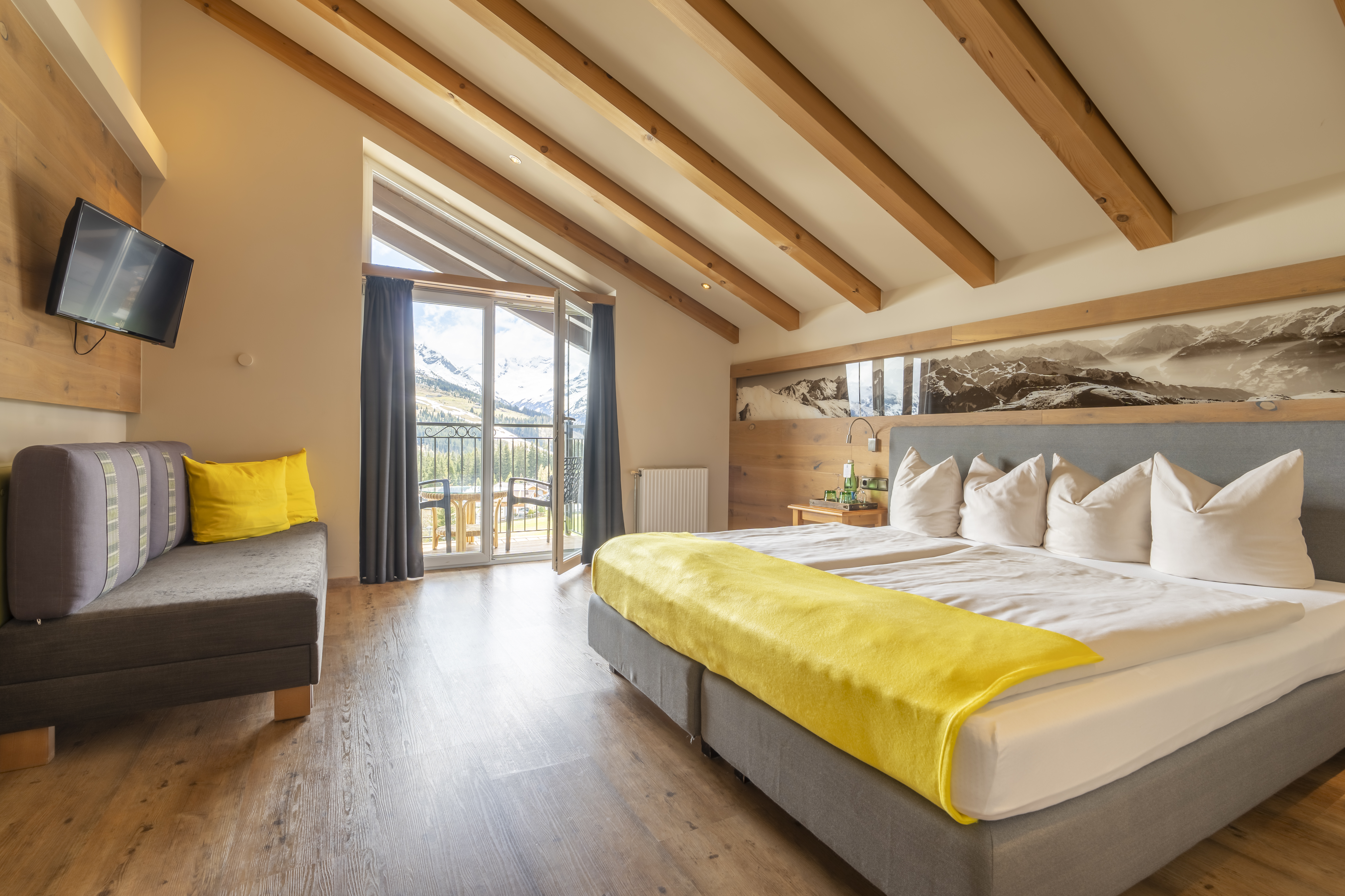 My Alpenwelt Resort****S Zimmerkategorien Deluxe Doppelzimmer Bergblick