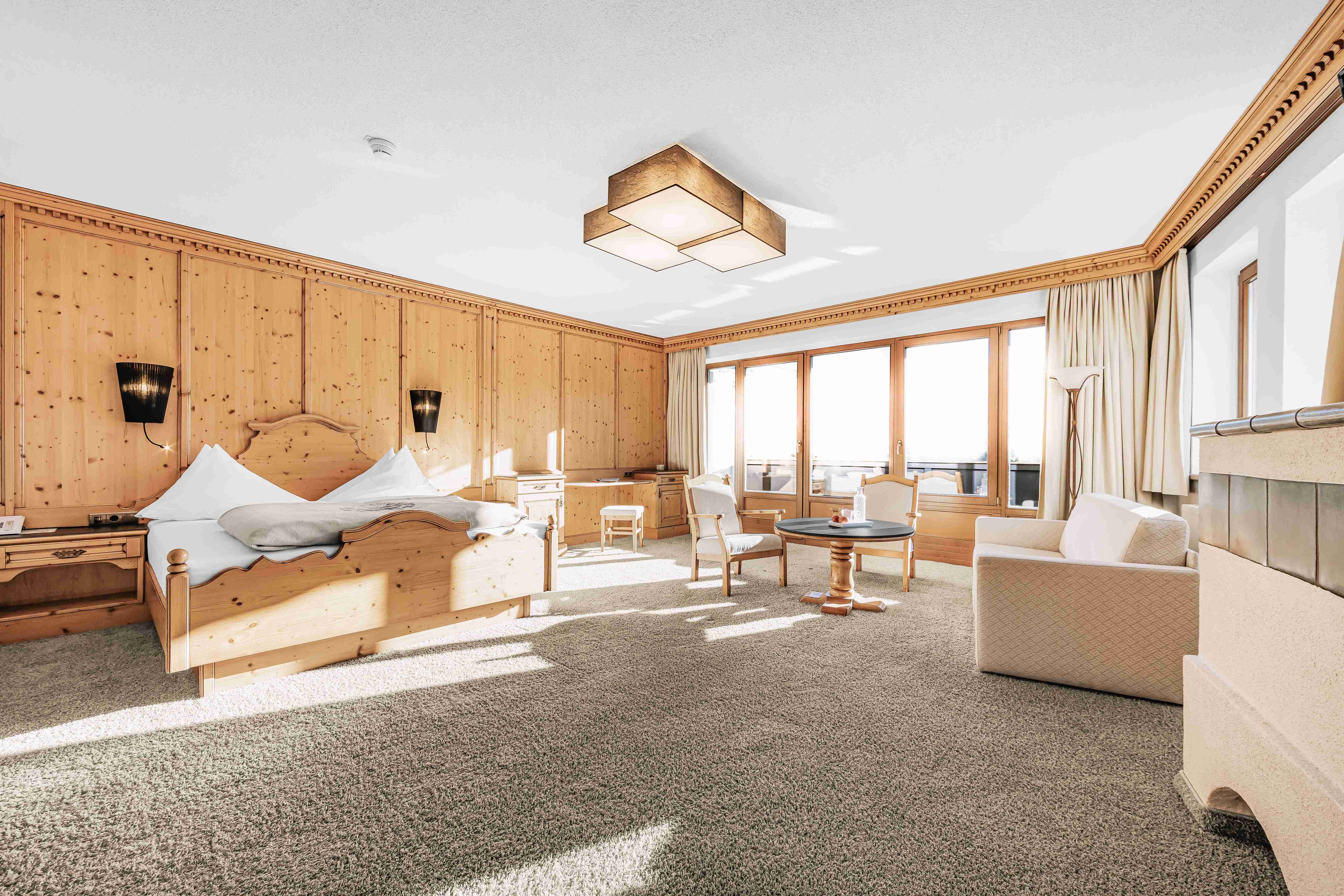 SKI | GOLF | WELLNESS Hotel Riml Zimmerkategorien Doppelzimmer Panorama