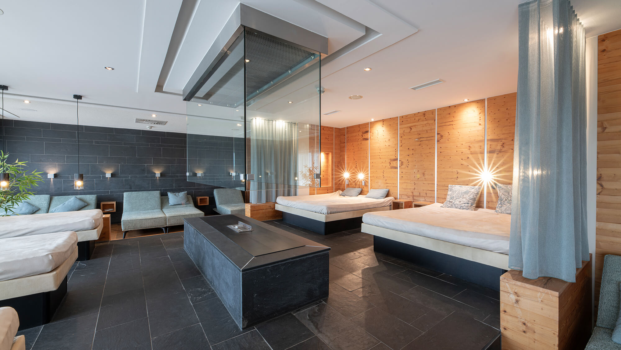 Golfhotel: Hotel Almesberger****s Ruheraum mit Wasserbetten - Hotel Almesberger****s