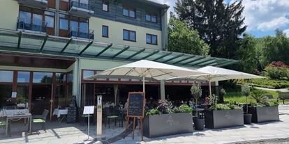 Golfurlaub - Restaurant - Sonnenterrasse - Hotel Am Kurhaus