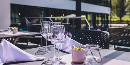 Golfurlaub - Restaurant - Restaurantterrasse - Hotel Sonnblick